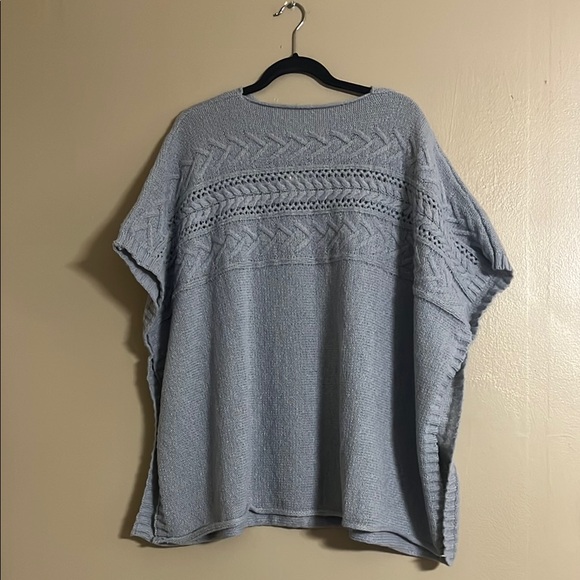 LC Lauren Conrad  Poncho Sweater Sz OS Recycled Polyester Super Soft Fall Casual - Picture 1 of 6